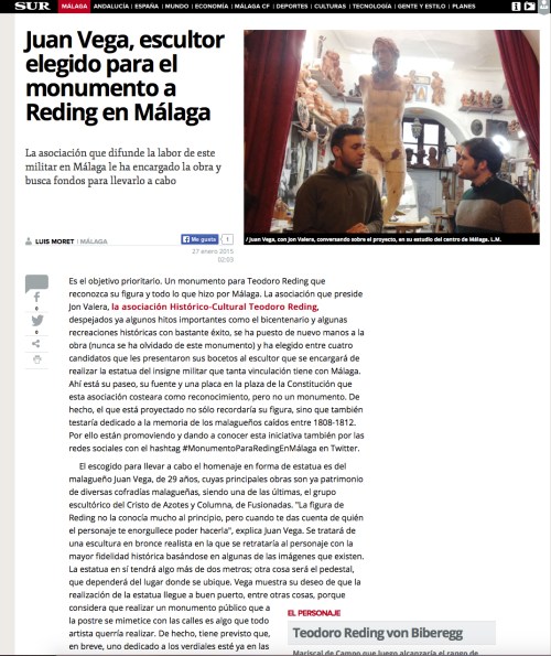 Monumento_Reding_proyecto_estatua_Juan_Vega_Ortega_elegido_escultor_homenaje_bronce_Luis_Moret_Diario_SUR__Jon_Valera_Asociacion_Teodoro_Reding_gobernador_corregidor