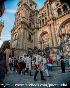Recreacion_captura_capitan_Vicente_Moreno_Malaga_1810_2014_Asociacion_Teodoro_Reding_homenaje_autor_homenaje_cuerda_de_presos_catedral_Malaga
